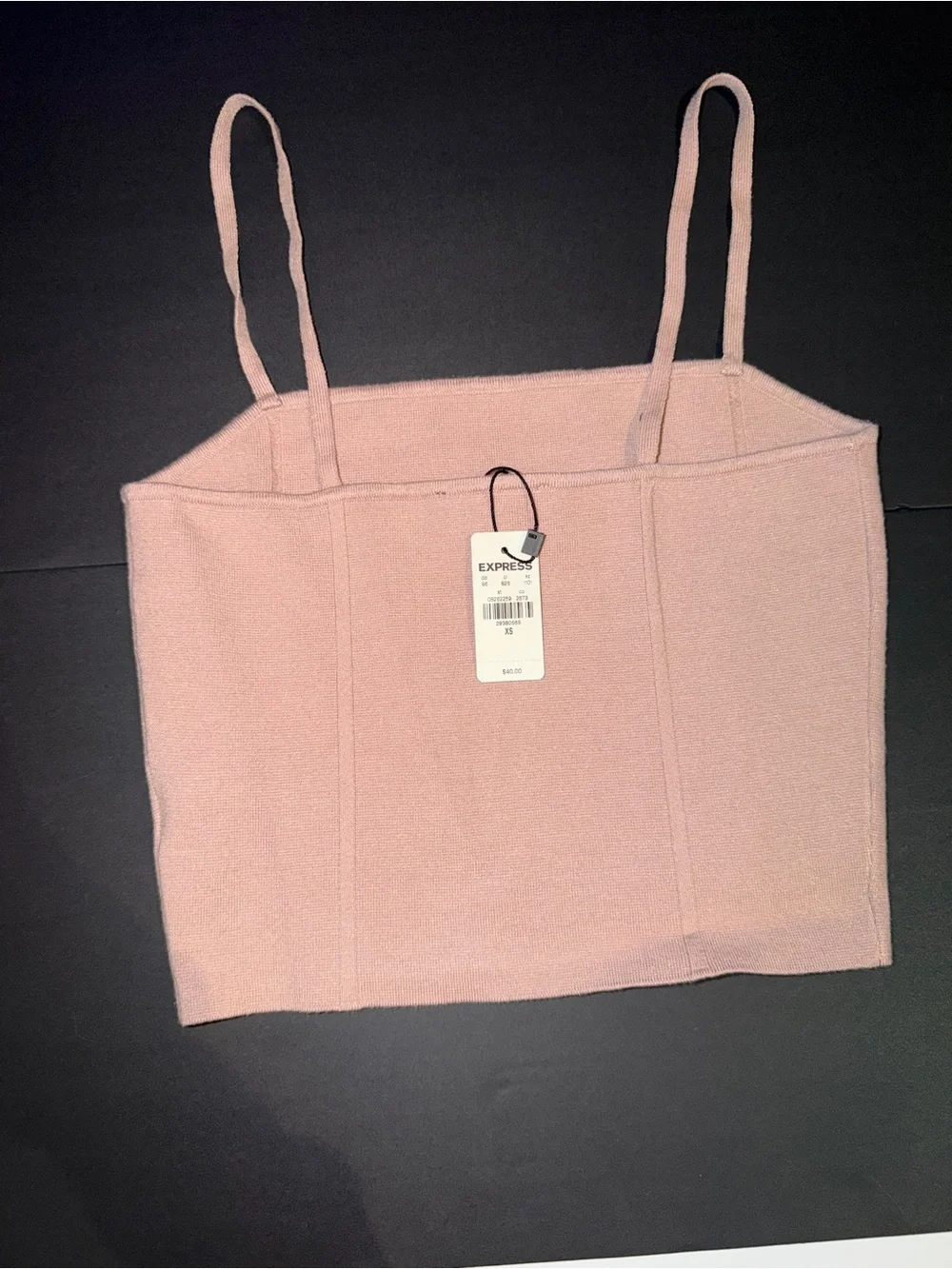 Express Blush Pink Knit Cami